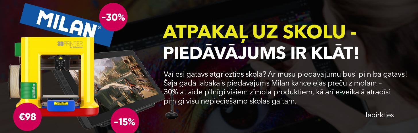 Atpakaļ uz skolu piedāvajums ir klāt!