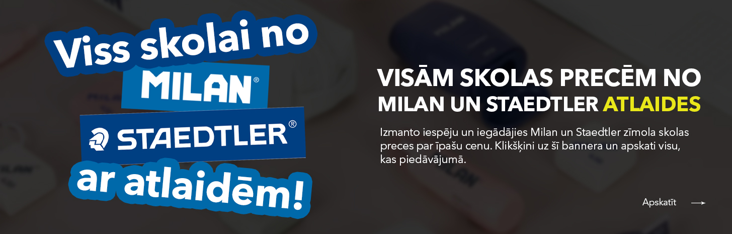 Milan un Staedtler skolas sakums